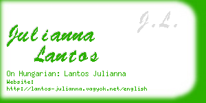 julianna lantos business card